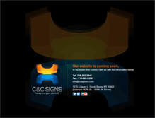 Tablet Screenshot of ccsignsny.com